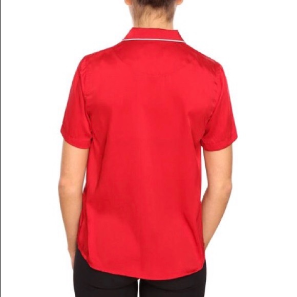 PLENTY HUMANWEAR Olivia Button Down satin BNWT - Picture 2 of 3